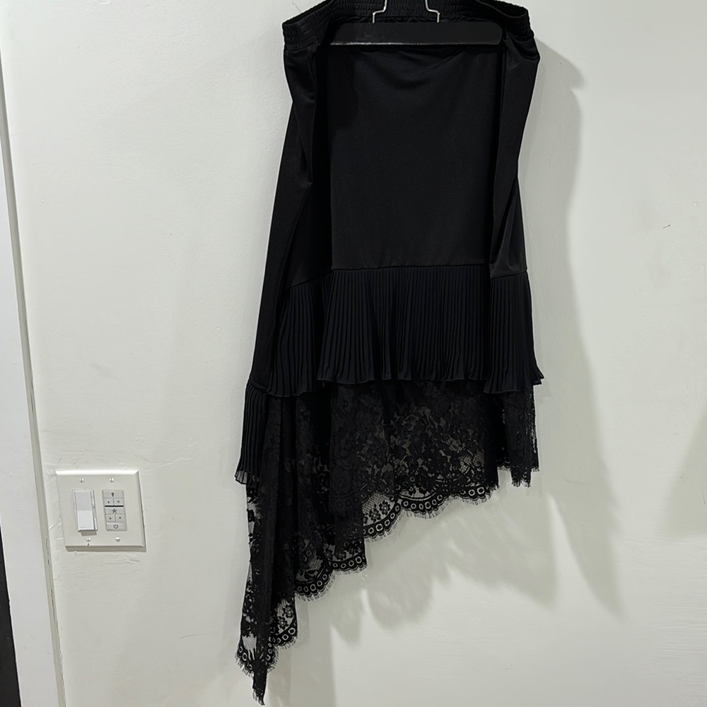 Vetements Black Asymmetrical Maxi Skirt
